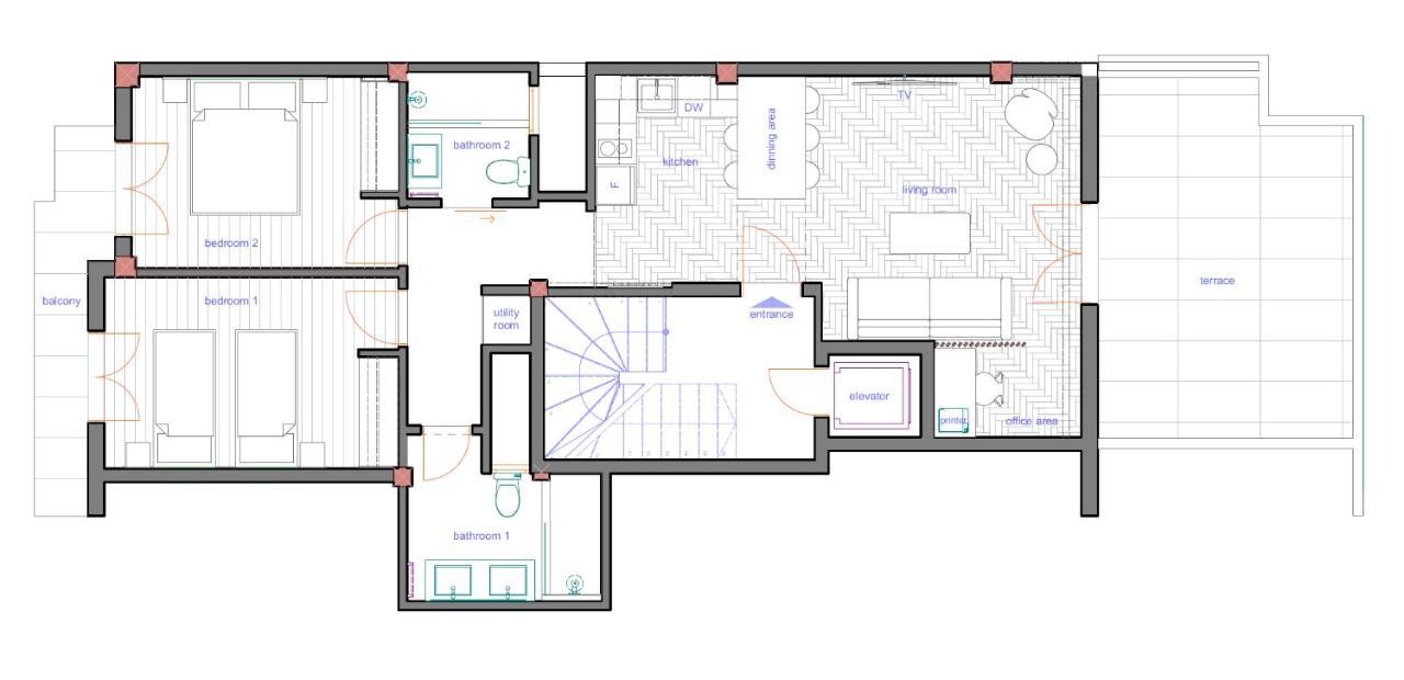 Athena Blue Lux Apartments 2Br 2Ba With City Skyline View, Near Kolonaki Αθήνα Εξωτερικό φωτογραφία